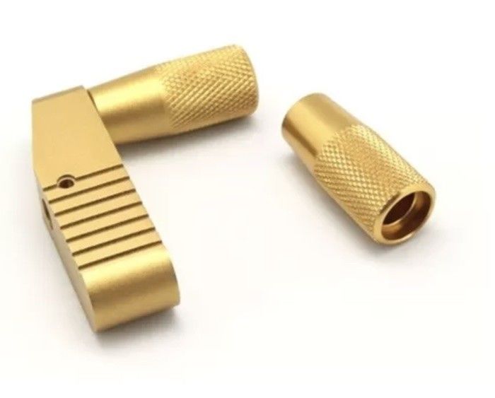 Sarı Renkli CNC Dönüştürülmüş Parçalar Anodizasyon Alüminyum 6061 T6 Araç Karoseri İçin