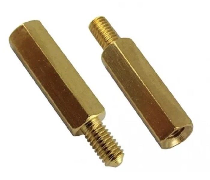 M3 X 8 + 6mm M3 X 8 + 6mm Hex Brass Standoff Screw For PCB Spacer ANSI Standard