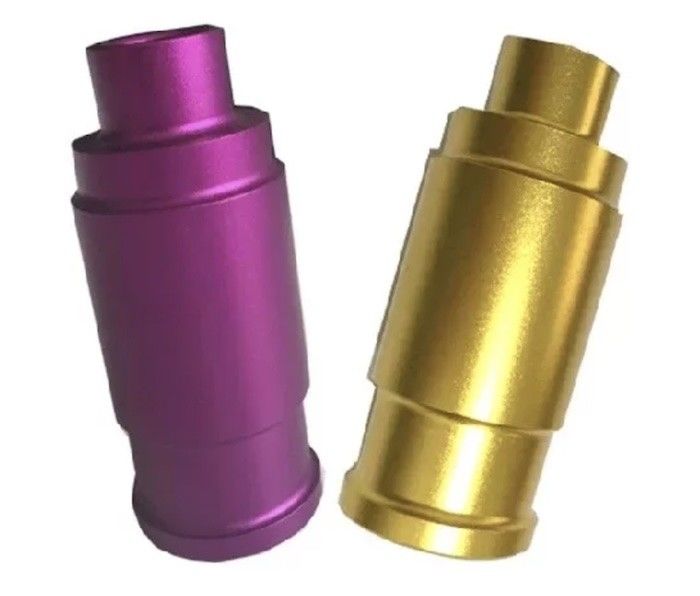 Sarı Renkli CNC Dönüştürülmüş Parçalar Anodizasyon Alüminyum 6061 T6 Araç Karoseri İçin