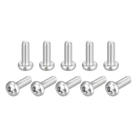 M4x16mm Torx Güvenlik Makinesi vidalar 316 Paslanmaz Çelik Pan Başı Dönüştürme Kanıtlı vida bağlayıcılar Boltlar