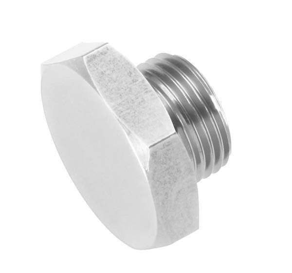814-16-5 -16 AN Düz iplik (O-ring) Port Plug-Clear CNC METAL PARTS