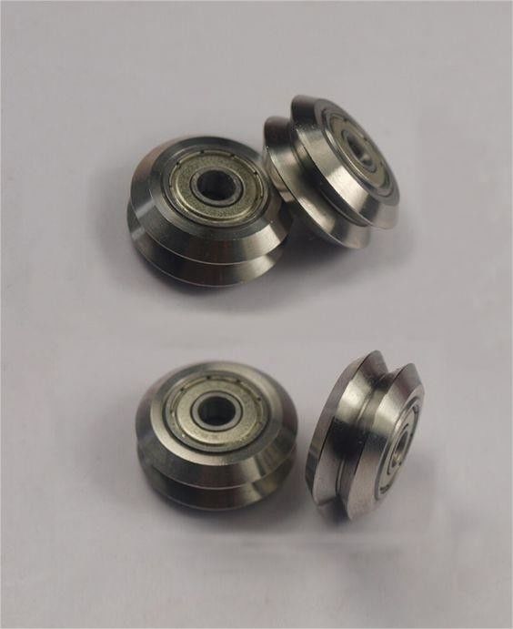 3D yazıcı aksesuarlarıCnc makine parçaları Açık yapılarStainless Steel Metal Dual V Wheel-V Slot Alüminyum LineerExtrusion