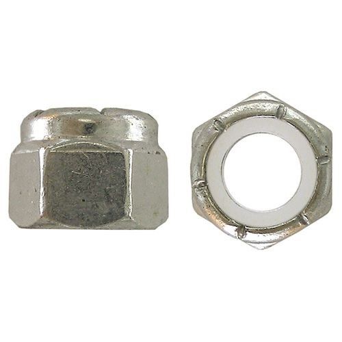 Precision Hex Head Lock Nuts - 7/8-in Dia - 9 Pitch - Zenk kaplama - Naylon ekleme