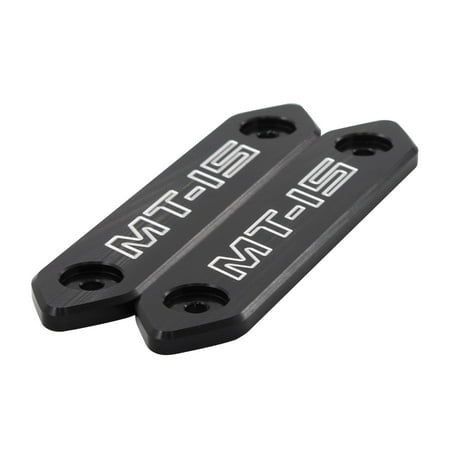 CNC Alüminyum Alaşım Dekoratif Dış Aksesuarları MTkracing için MT-15 2018 Motosiklet Parçaları - Siyah