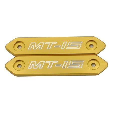 CNC Alüminyum Alaşım Dekoratif Dış Aksesuarları MTkracing için MT-15 2018 Motosiklet Parçaları - Golden