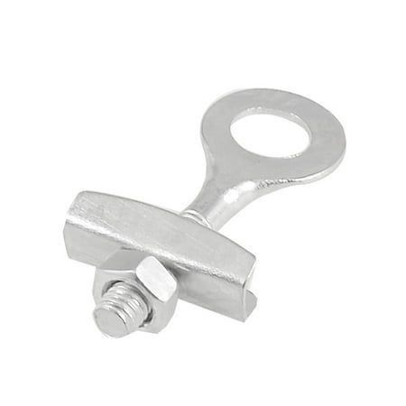 Gümüş TonMetal Bisiklet yedek parçalarıZincir çekici gericik 6mm çaplı.Yüz, Boyutu:5 x 2cm /2