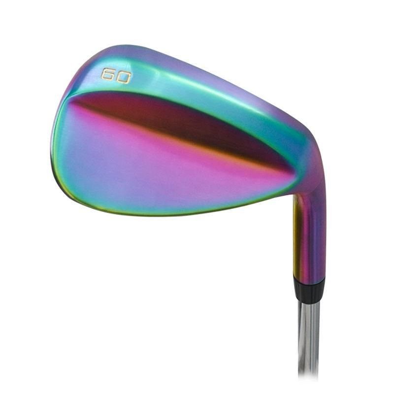 Özel Renkli Gökkuşağı CNC Milled Golf Wedge Club Yarış, Hediye 35.5 Inch