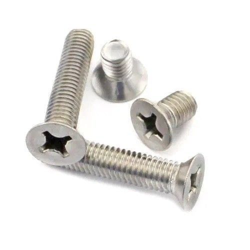 C1022 304 316 Paslanmaz Çelik Csk Kafa ISO7046 Bolt Cross Recessed Flat Head Makine vida