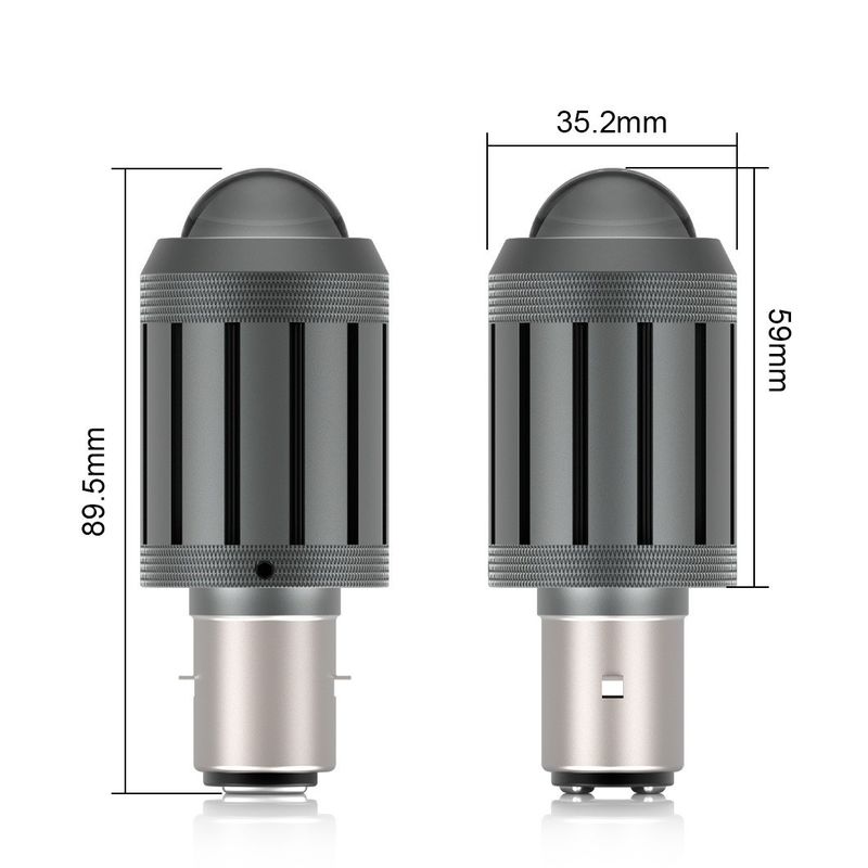 G-View Motosiklet Farı ampul 12-24V/ LED ampuller süper parlak beyaz motosiklet baş lambası scooter aksesuarları